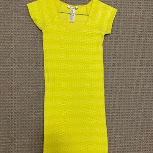 Neon stretchy dress